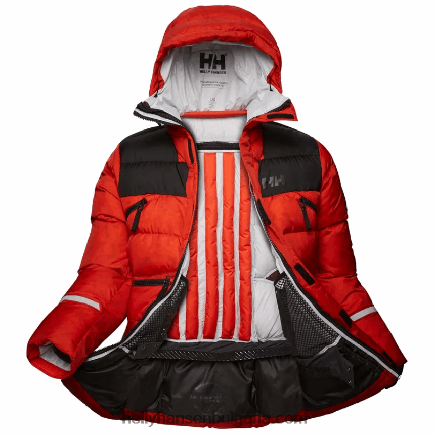 мъже мъжка парка Arctic Patrol h2flow 80V22D382 патрулен оран Helly-Hansen