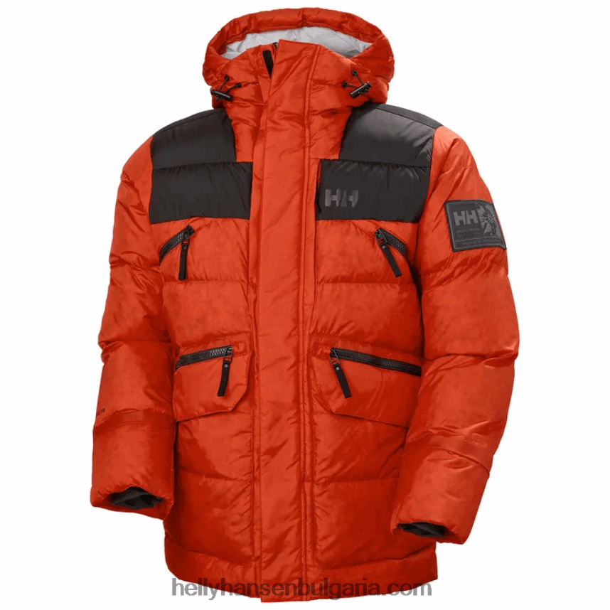 мъже мъжка парка Arctic Patrol h2flow 80V22D382 патрулен оран Helly-Hansen