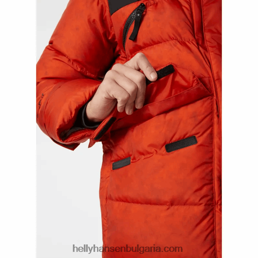 мъже мъжка парка Arctic Patrol h2flow 80V22D382 патрулен оран Helly-Hansen