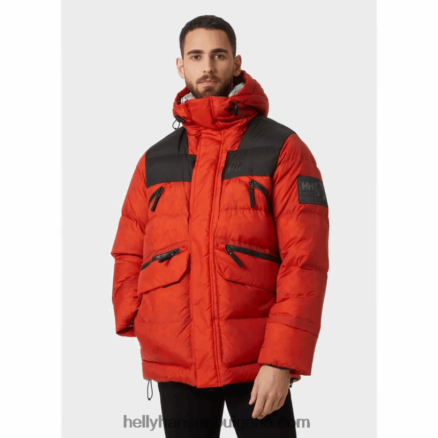 мъже мъжка парка Arctic Patrol h2flow 80V22D382 патрулен оран Helly-Hansen