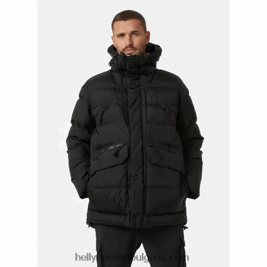 мъже мъжка парка Arctic Patrol h2flow 80V22D383 черен Helly-Hansen