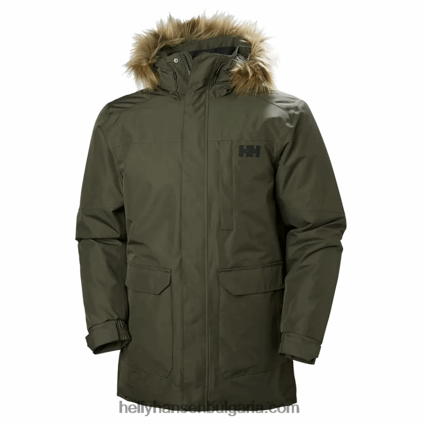 мъже мъжка зимна парка Dubliner 80V22D372 белуга Helly-Hansen