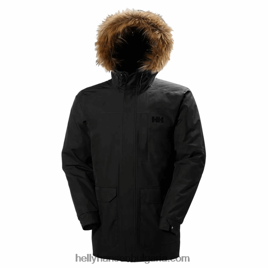 мъже мъжка зимна парка Dubliner 80V22D373 черен Helly-Hansen