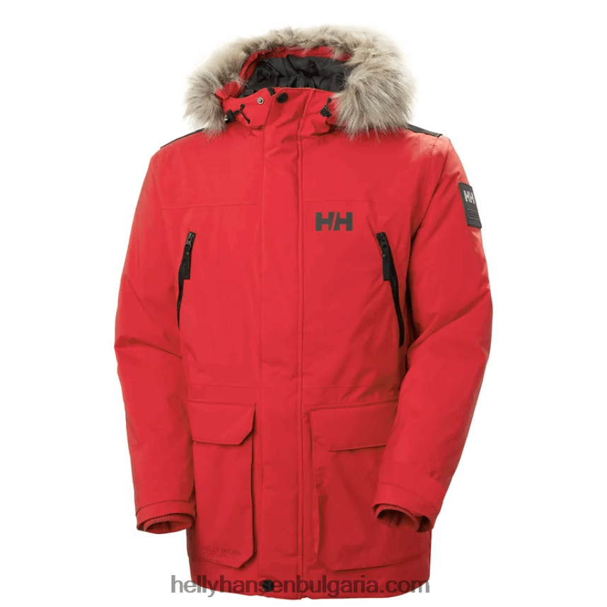 мъже мъжка зимна парка Reine 80V22D391 червен Helly-Hansen