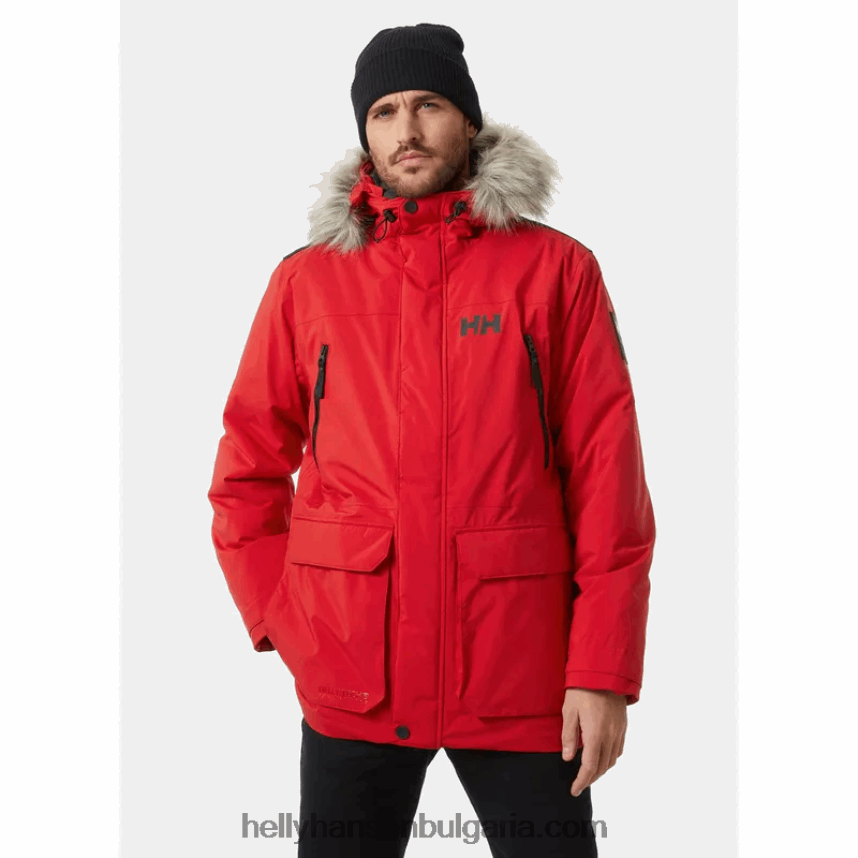 мъже мъжка зимна парка Reine 80V22D391 червен Helly-Hansen