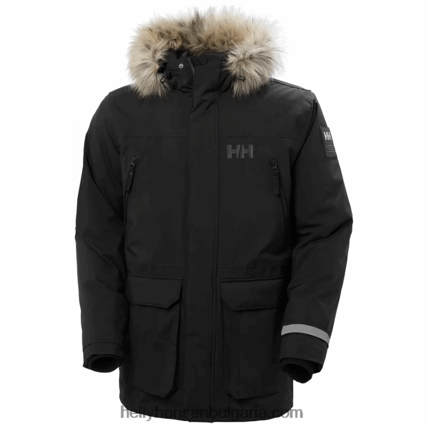 мъже мъжка зимна парка Reine 80V22D392 черен Helly-Hansen