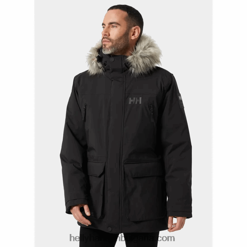 мъже мъжка зимна парка Reine 80V22D392 черен Helly-Hansen