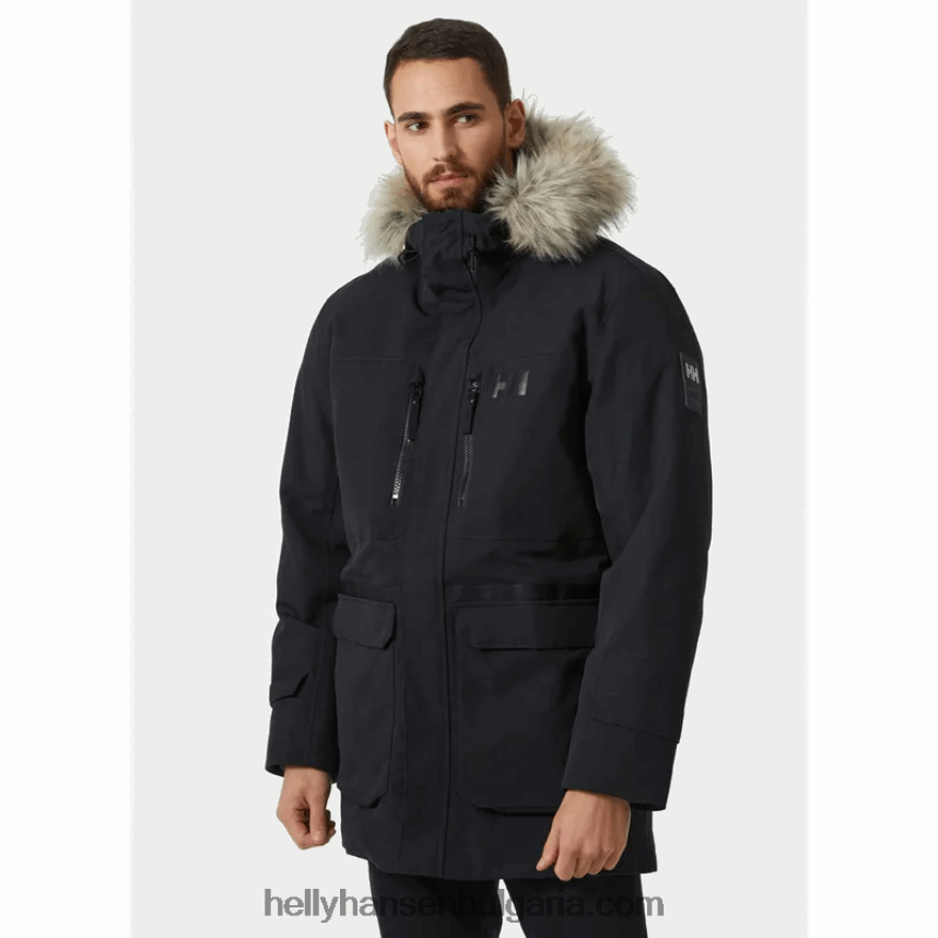 мъже мъжка пухена парка varanger 80V22D385 черен Helly-Hansen
