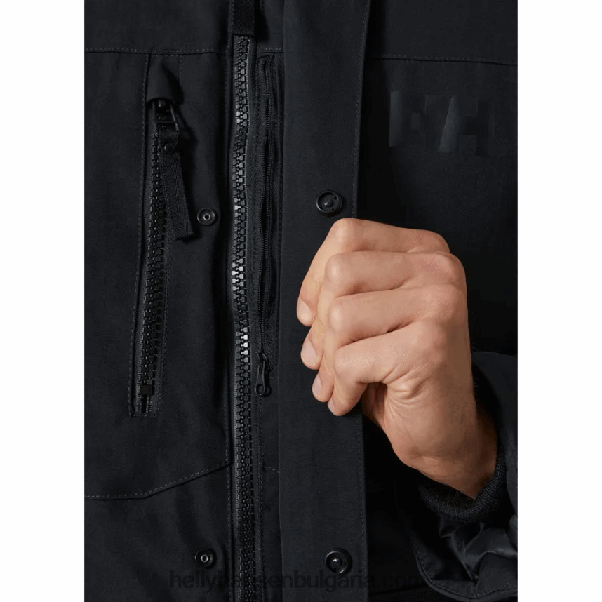 мъже мъжка пухена парка varanger 80V22D385 черен Helly-Hansen