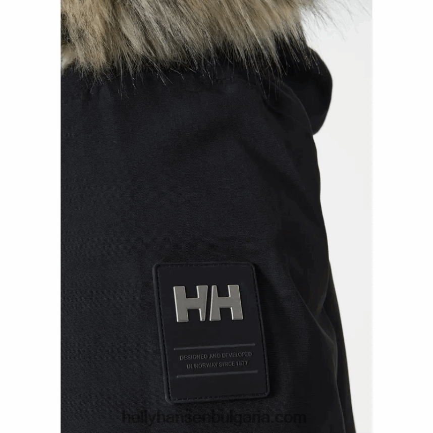 мъже мъжка пухена парка varanger 80V22D385 черен Helly-Hansen