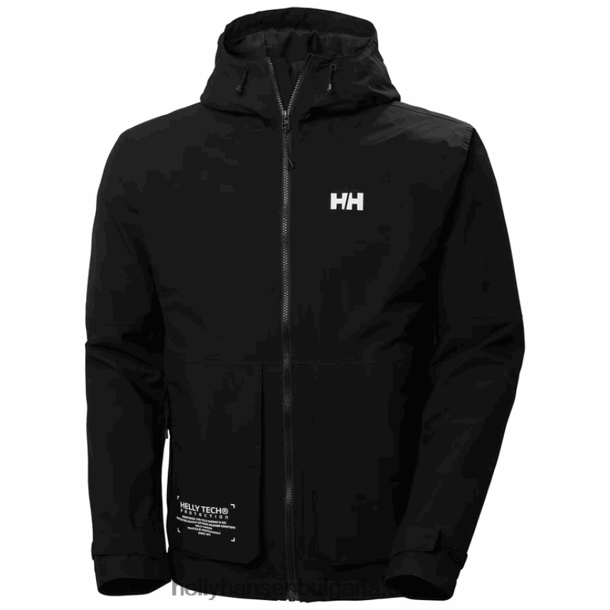 мъже мъжко яке за дъжд 80V22D243 черен Helly-Hansen
