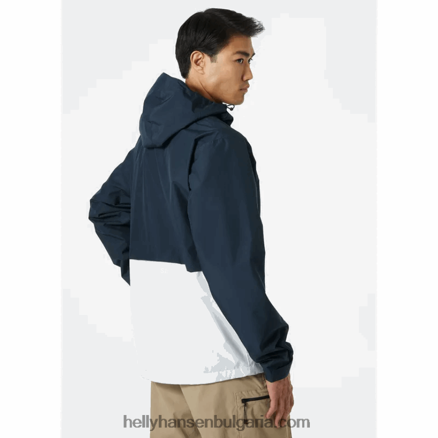 мъже мъжко яке от флекс за дъжд 80V22D255 военноморски флот Helly-Hansen