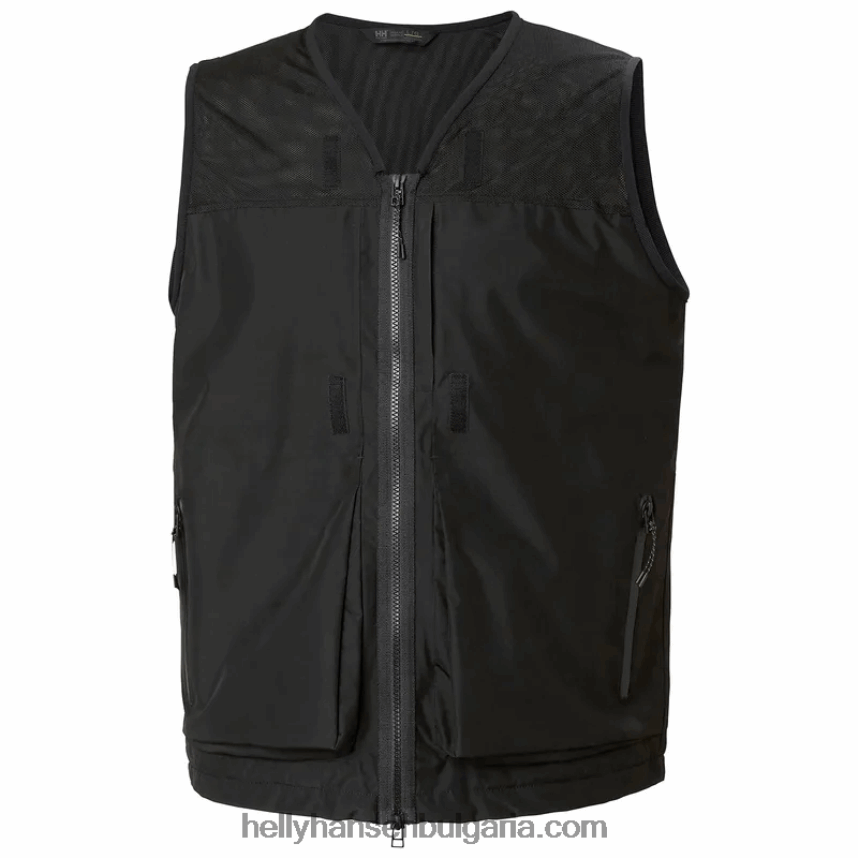 мъже мъжко флекс модулно яке за дъжд 80V22D257 черен Helly-Hansen