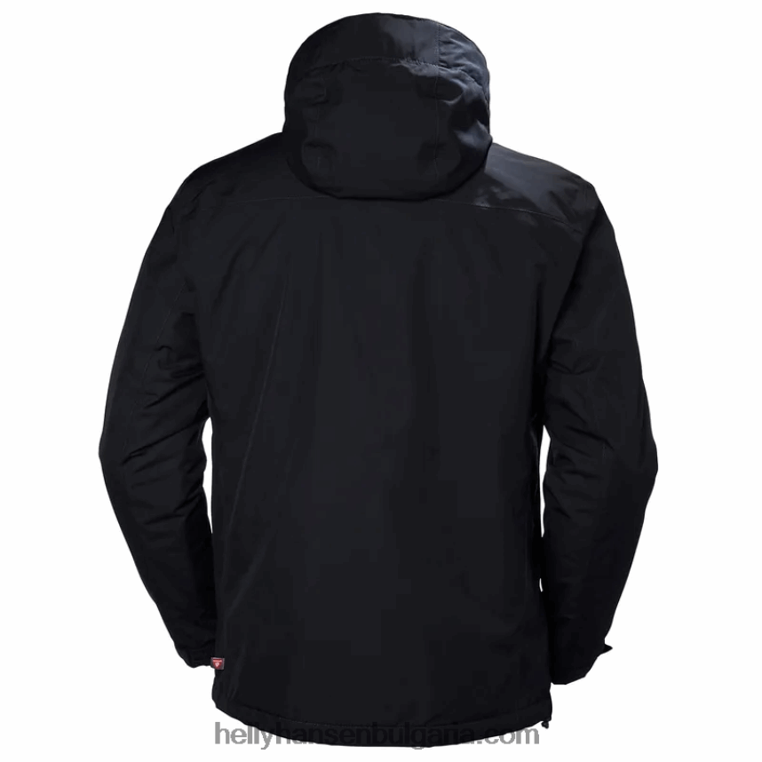 мъже мъжко изолирано водоустойчиво яке 80V22D267 военноморски флот Helly-Hansen
