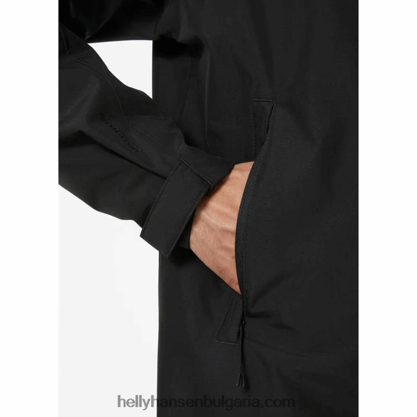 мъже мъжко активно яке с океански връзки 80V22D296 черен Helly-Hansen