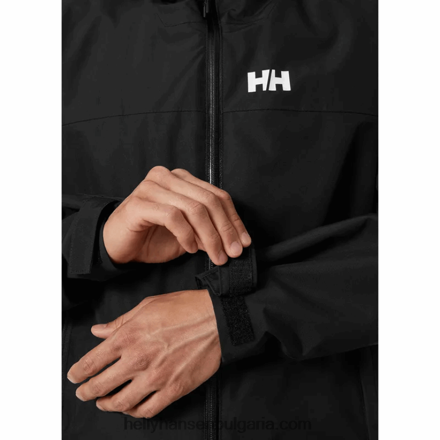 мъже мъжко активно яке с океански връзки 80V22D296 черен Helly-Hansen