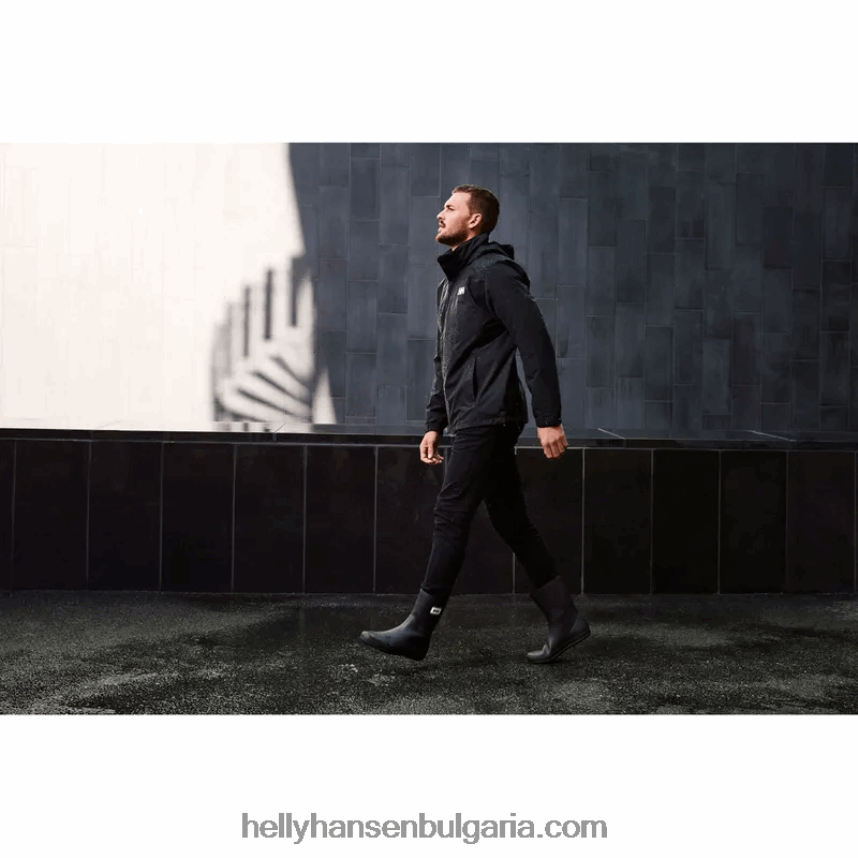 мъже мъжко водоустойчиво яке Dubliner 80V22D260 черен Helly-Hansen