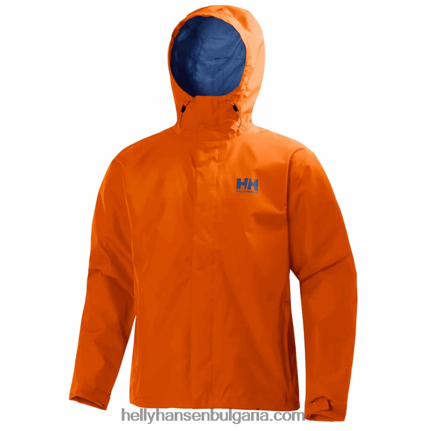 мъже мъжко яке за дъжд seven j 80V22D171 черен Helly-Hansen