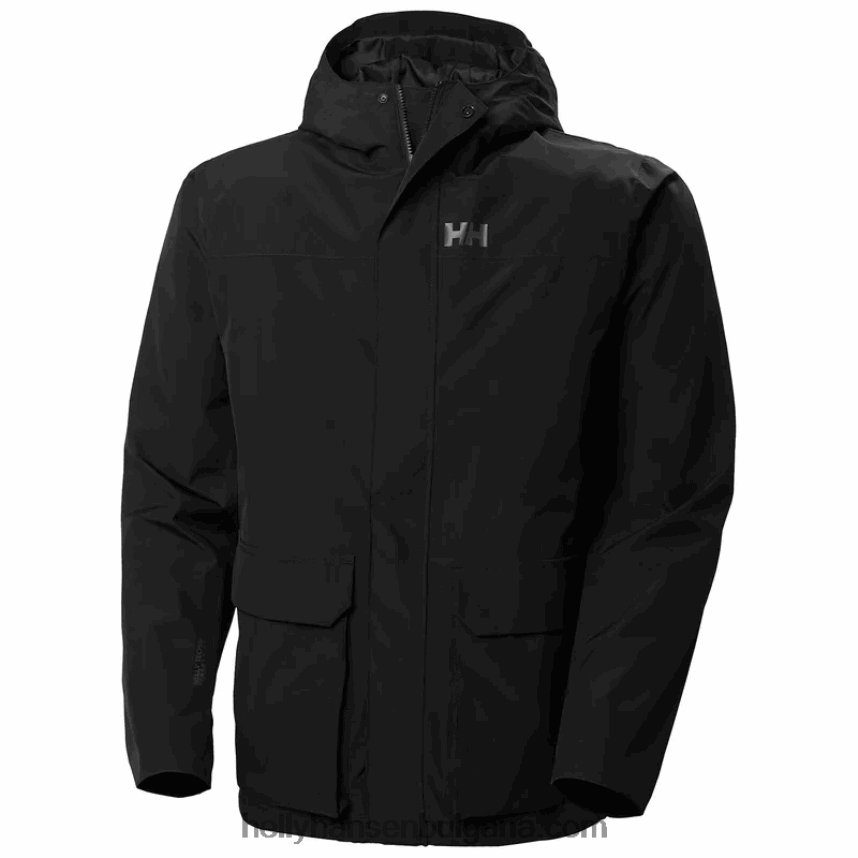 мъже мъжко t2 полезно яке за дъжд 80V22D241 черен Helly-Hansen