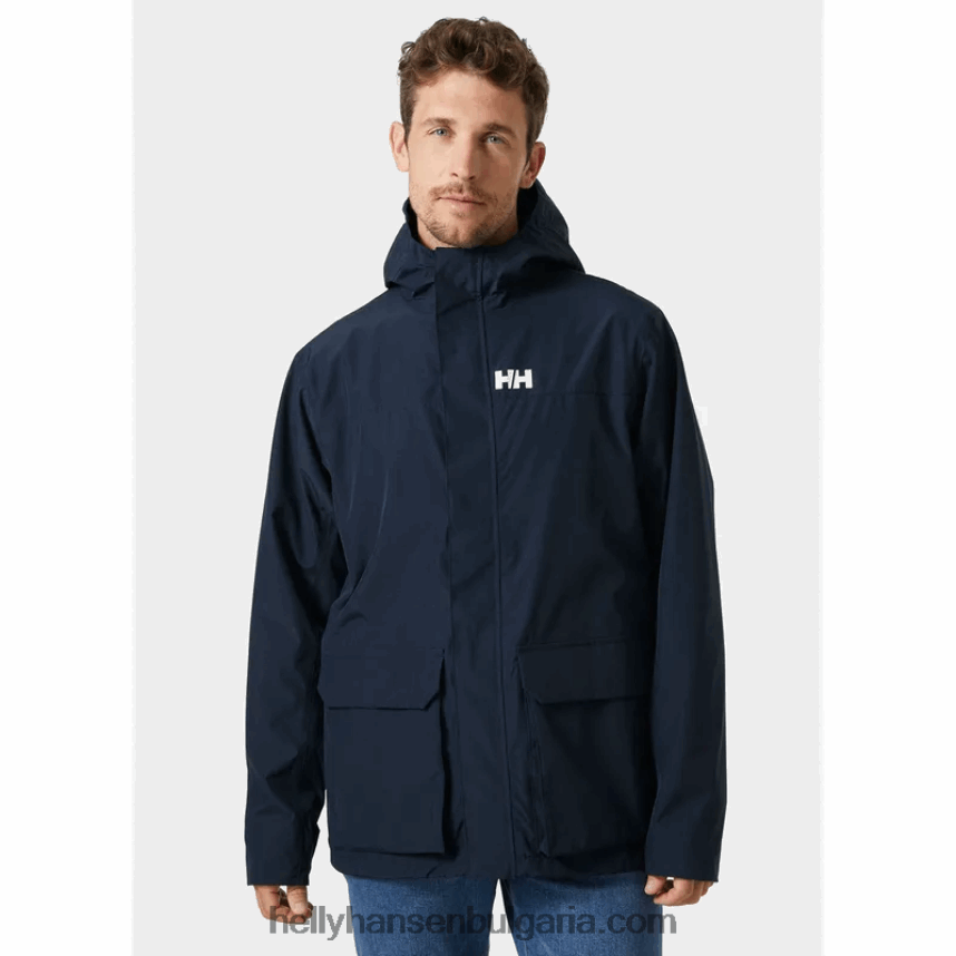 мъже мъжко t2 полезно яке за дъжд 80V22D242 военноморски флот Helly-Hansen