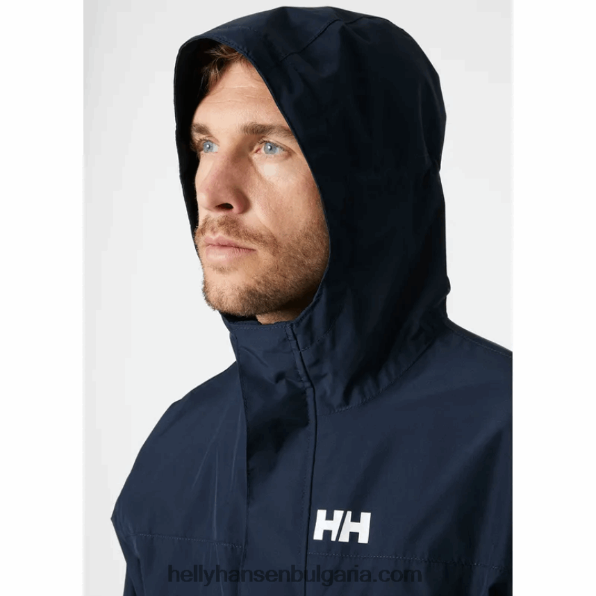 мъже мъжко t2 полезно яке за дъжд 80V22D242 военноморски флот Helly-Hansen