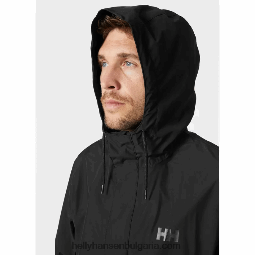 мъже мъжко дъждовно яке urb lab 80V22D245 черен Helly-Hansen