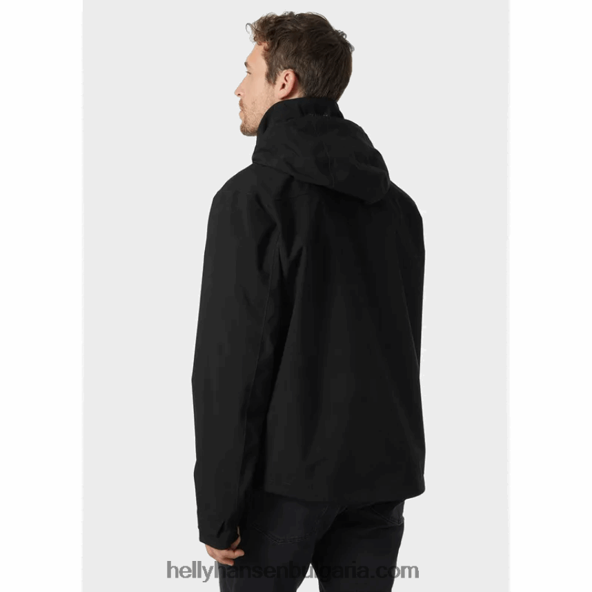 мъже мъжко дъждобран victor 80V22D246 черен Helly-Hansen