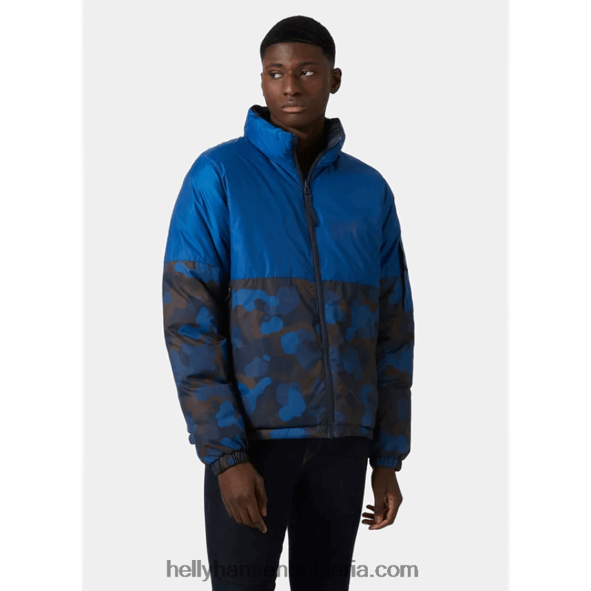 мъже мъжко активно реверсивно яке 80V22D332 дълбок фиорд Helly-Hansen