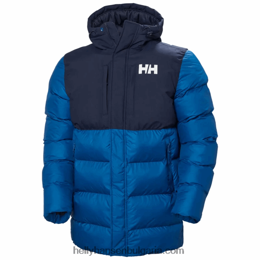 мъже мъжко активно бухнало дълго яке 80V22D354 дълбок фиорд Helly-Hansen