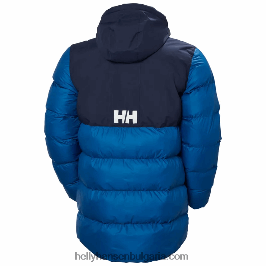 мъже мъжко активно бухнало дълго яке 80V22D354 дълбок фиорд Helly-Hansen