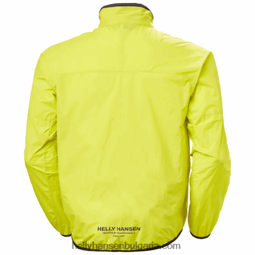 мъже мъжко яке за вятър 80V22D368 сладък лайм Helly-Hansen