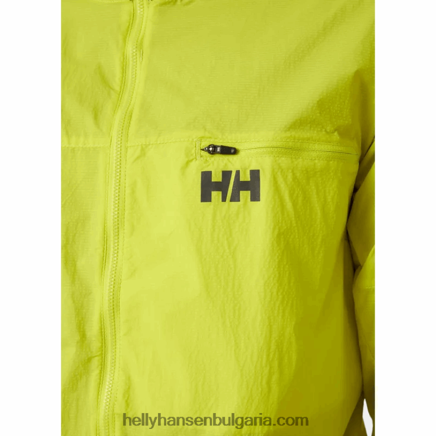 мъже мъжко яке за вятър 80V22D368 сладък лайм Helly-Hansen