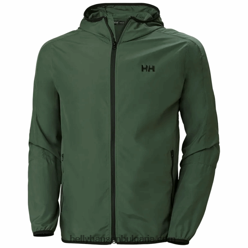 мъже мъжко леко водоустойчиво яке juell 80V22D362 смърч аоп Helly-Hansen