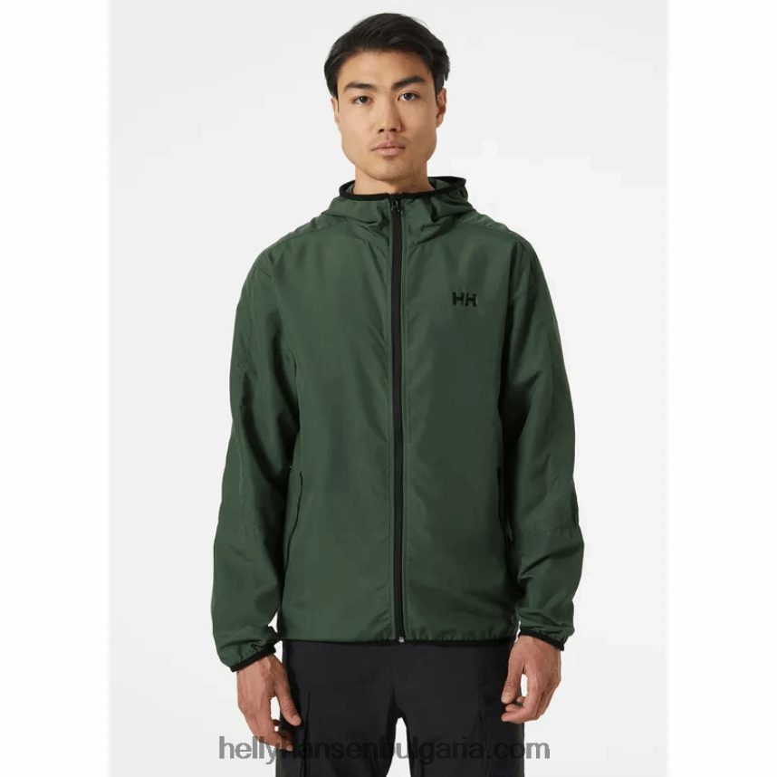 мъже мъжко леко водоустойчиво яке juell 80V22D362 смърч аоп Helly-Hansen