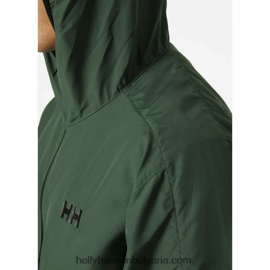 мъже мъжко леко водоустойчиво яке juell 80V22D362 смърч аоп Helly-Hansen