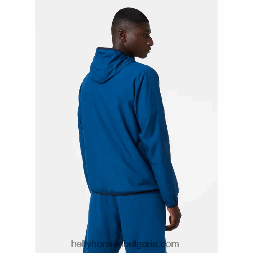 мъже мъжко леко водоустойчиво яке juell 80V22D363 дълбок фиорд Helly-Hansen