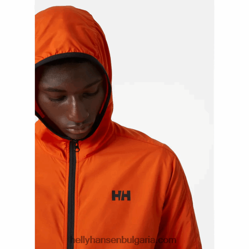 мъже мъжко леко водоустойчиво яке juell 80V22D364 патрулен оран Helly-Hansen