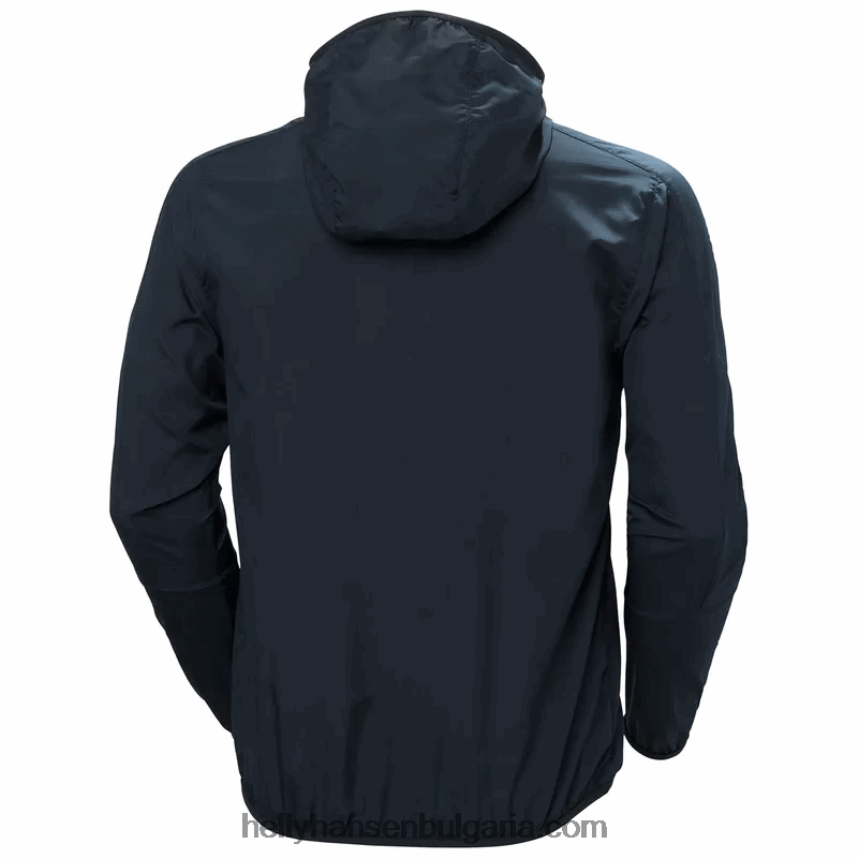 мъже мъжко леко водоустойчиво яке juell 80V22D367 военноморски флот Helly-Hansen
