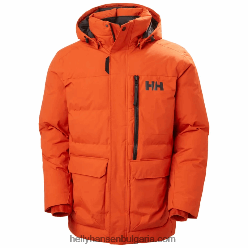мъже мъжко зимно яке Tromsoe 80V22D324 патрулен оран Helly-Hansen