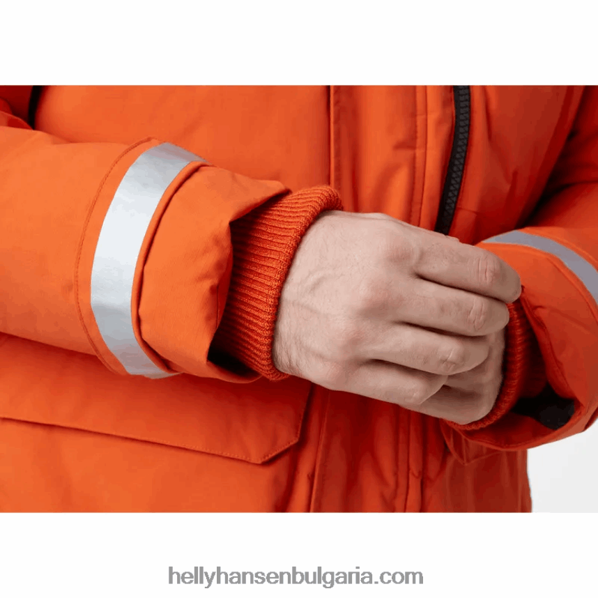 мъже мъжко зимно яке Tromsoe 80V22D324 патрулен оран Helly-Hansen