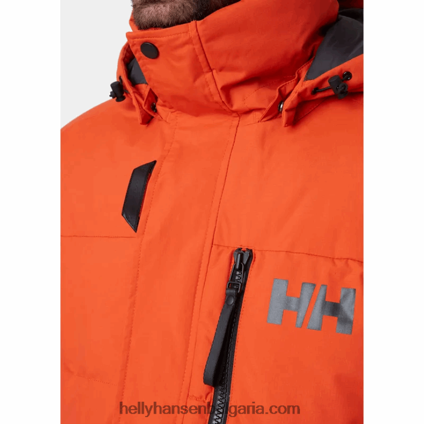 мъже мъжко зимно яке Tromsoe 80V22D324 патрулен оран Helly-Hansen