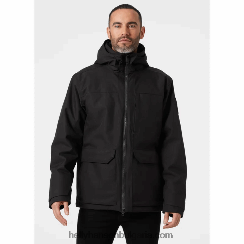 мъже мъжко зимно яке chill 2.0 80V22D360 черен Helly-Hansen