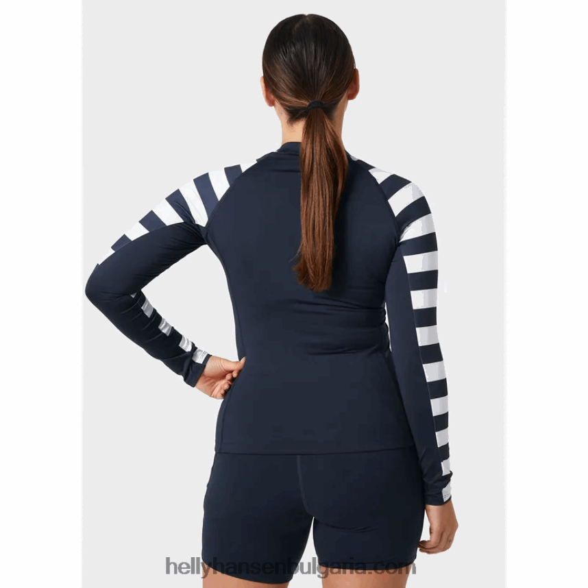 Жени дамски водни дрехи рашгард 80V22D2722 нефрит есра Helly-Hansen