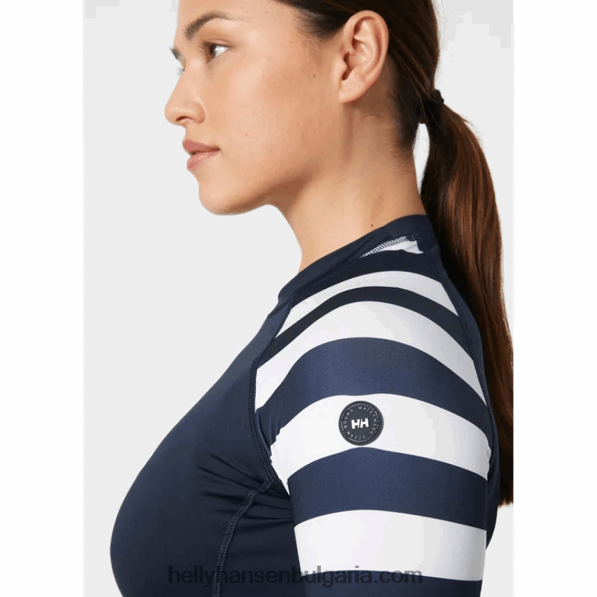 Жени дамски водни дрехи рашгард 80V22D2722 нефрит есра Helly-Hansen