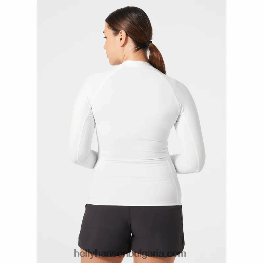 Жени дамски водни дрехи рашгард 80V22D2723 нефрит esra/морска ивица Helly-Hansen