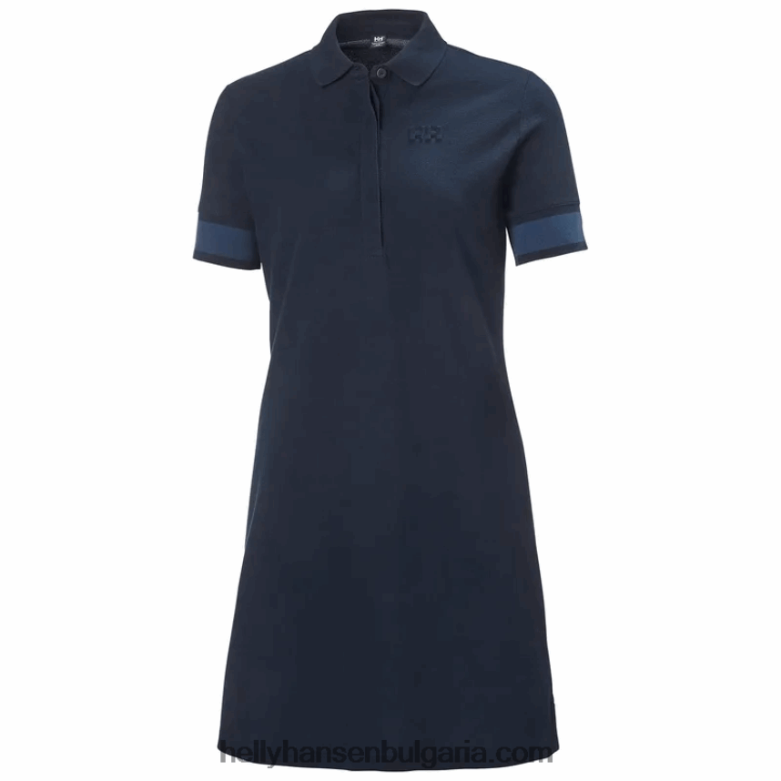 Жени дамска рокля thalia в пике 80V22D2041 розово сорбе Helly-Hansen