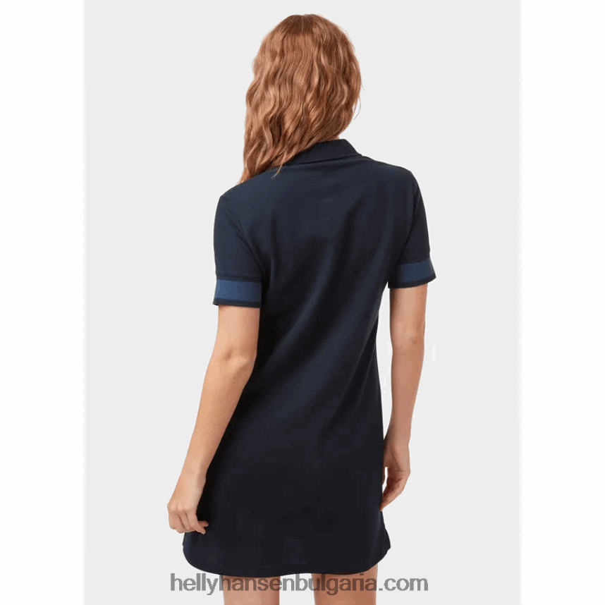 Жени дамска рокля thalia в пике 80V22D2041 розово сорбе Helly-Hansen