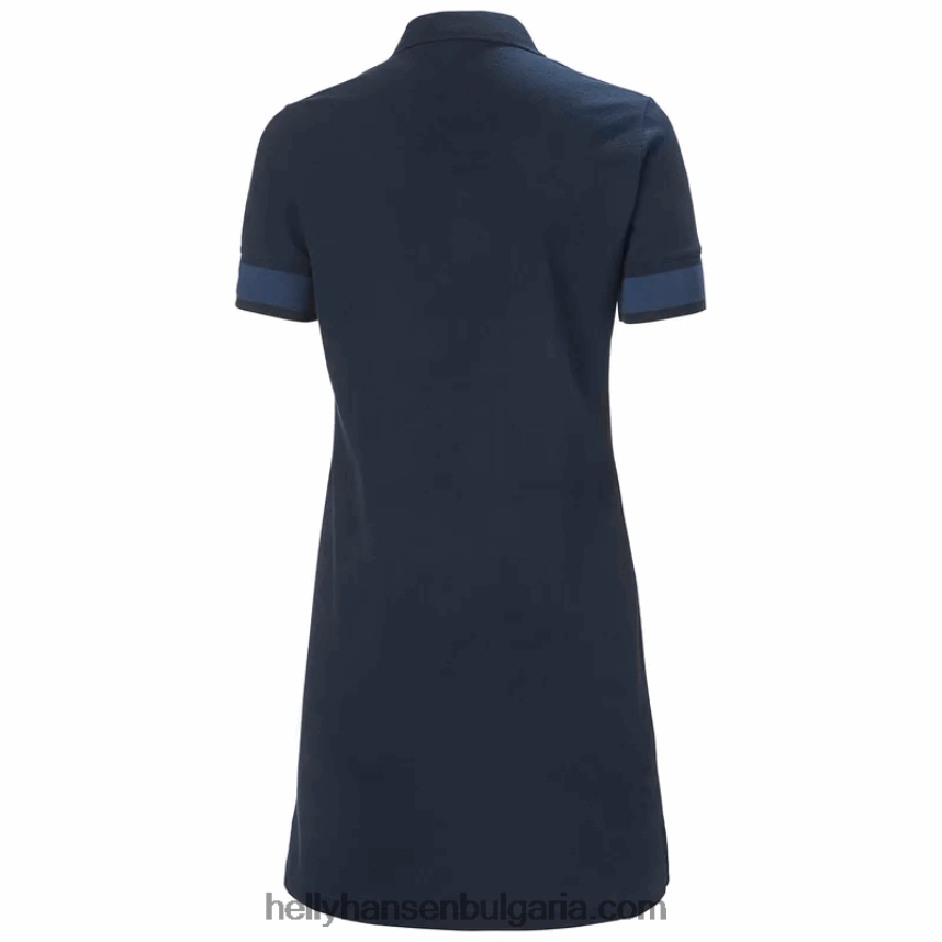 Жени дамска рокля thalia в пике 80V22D2041 розово сорбе Helly-Hansen