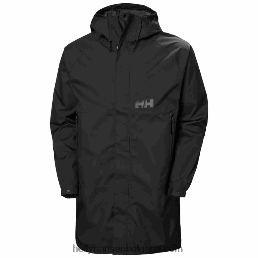 мъже мъжко активно дълго палто 80V22D273 черен Helly-Hansen