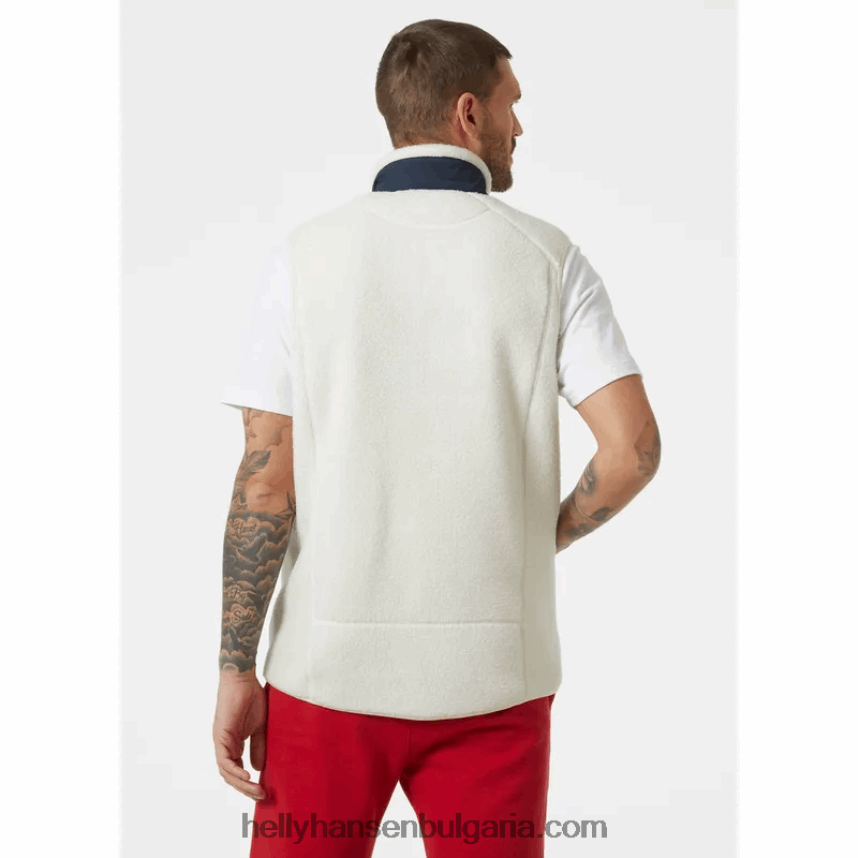 мъже унисекс панорамна поларена жилетка 80V22D300 сняг Helly-Hansen